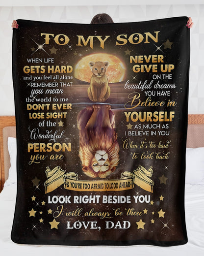 BLANKET FOR SON FROM DAD – COMFORT & WARMTH GIFT