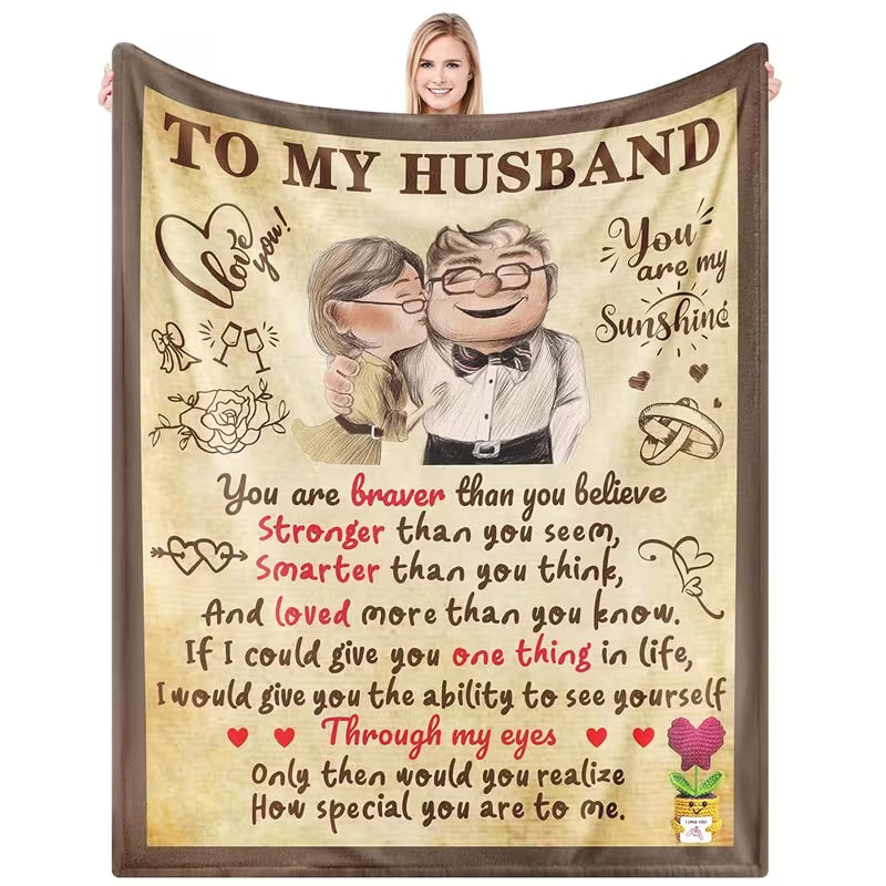 Special Gift For Your Husband Blanket - From Wife