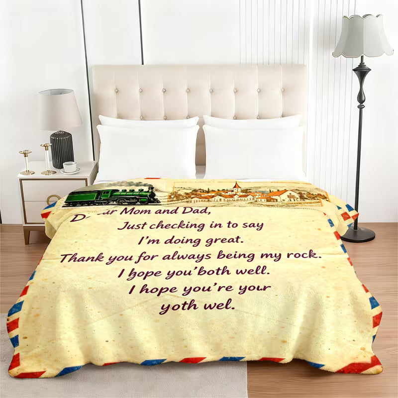 Special Gift For Your Mom and Dad Blanket - From Daughter