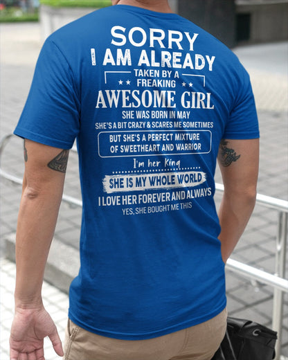 May - Awesome girl - Perfect gift for your boyfriend - (SKU04-86-05) - From Wife NINA05