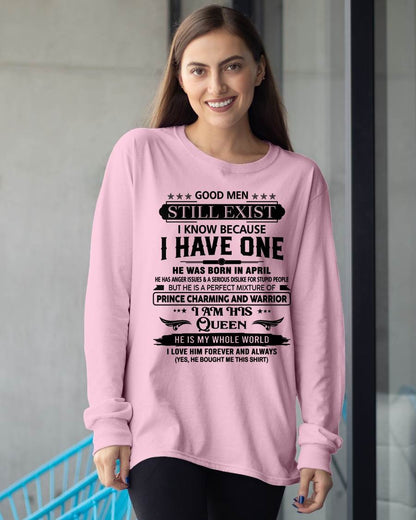 APRIL - GOOD MEN STILL EXIST I KNOW BECAUSE I HAVE ONE - FROM HUSBAND - NINA04 (SKU12-307-04)