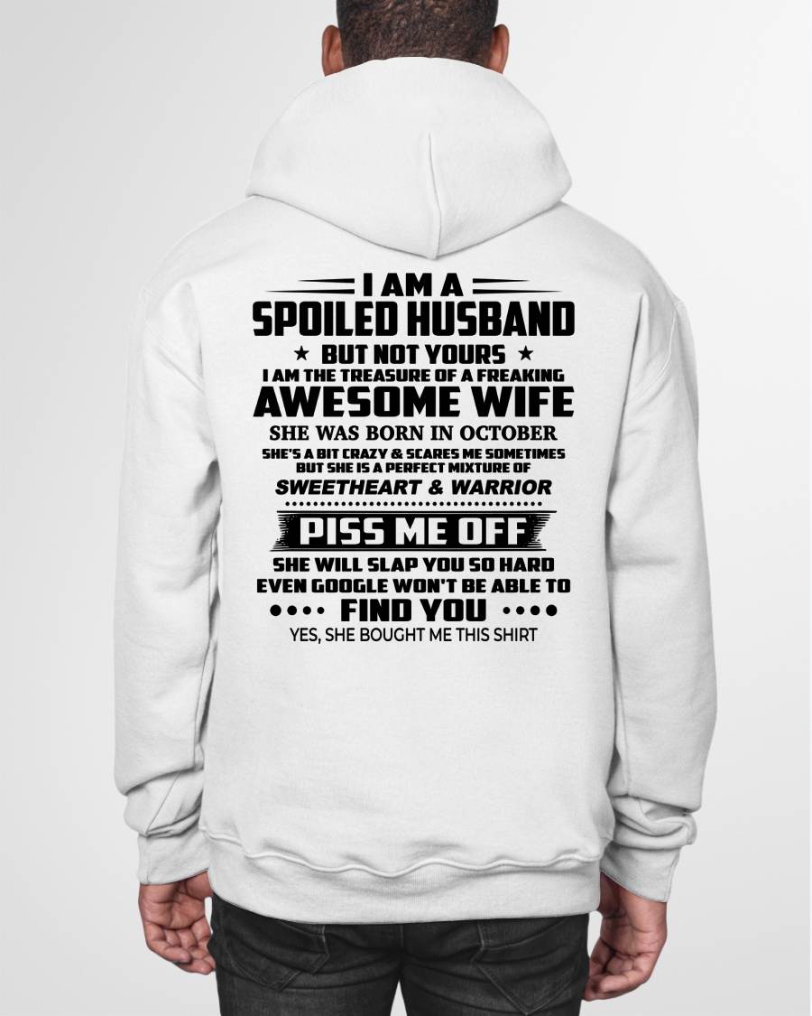 OCTOBER - I AM THE TREASURE OF A FREAKING AWESOME WIFE - FROM WIFE - NINA10 (SKU2604-308-10)
