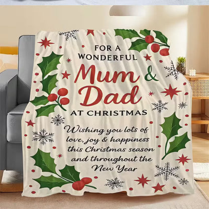 Special Gift For Your Mom and Dad Blanket - From Son