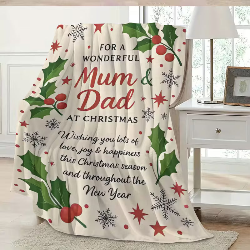 Special Gift For Your Mom and Dad Blanket - From Daughter