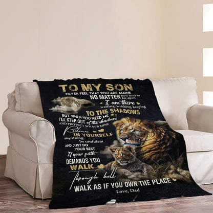 Special Gift For Your Son Blanket - From Dad
