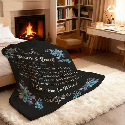 Special Gift For Your Mom and Dad Blanket - From Son