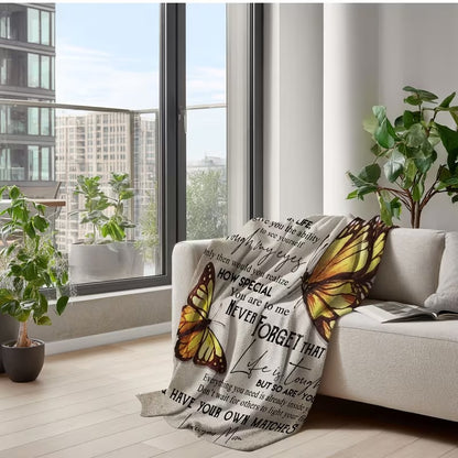 BLANKET FOR DAUGHTER FROM MOM – COMFORT & WARMTH GIFT Sherpa Fleece Blanket