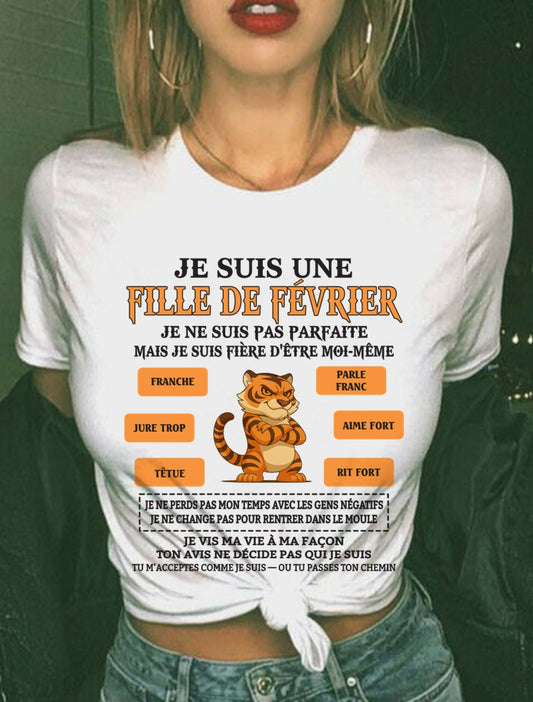 JE SUIS UNE FILLE DE FÉVRIER  - fma NINA02 / fr02 (SKU26T-01240-02)