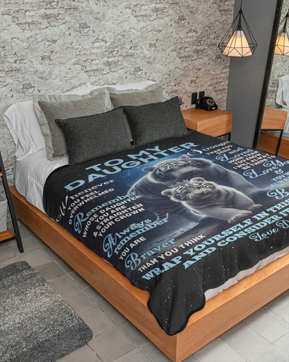 Special Gift For Your Daughter Blanket - From Dad (SKU-CHAU-B04)