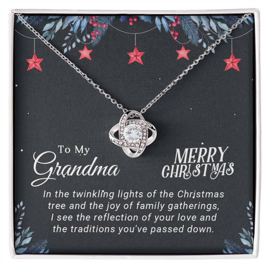 TO MY GRANDMA FROM GRANCHILD - Premium Love Knot Necklace