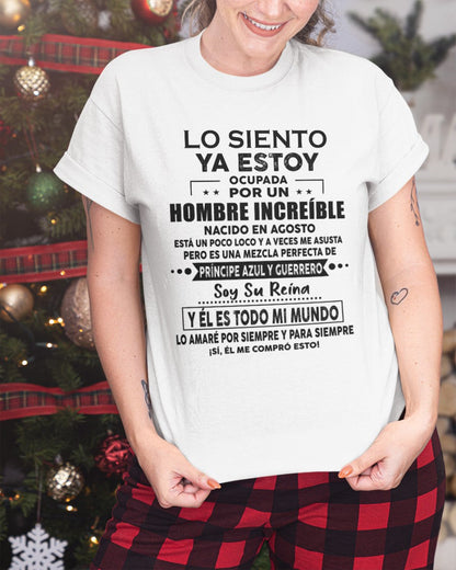Agosto - El Regalo Perfecto Para Tu Esposa O Novia - NINA08 (SKU08-SRNU-TBN-08)