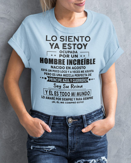 Agosto - El Regalo Perfecto Para Tu Esposa O Novia - NINA08 (SKU08-SRNU-TBN-08)
