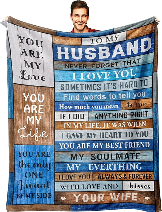 Special Gift For Your Husband Blanket - From Wife