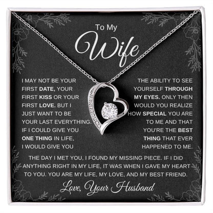 TO MY WIFE - GIFT FROM HUSBAND - Forever Love Necklace (SKUJ12-59)