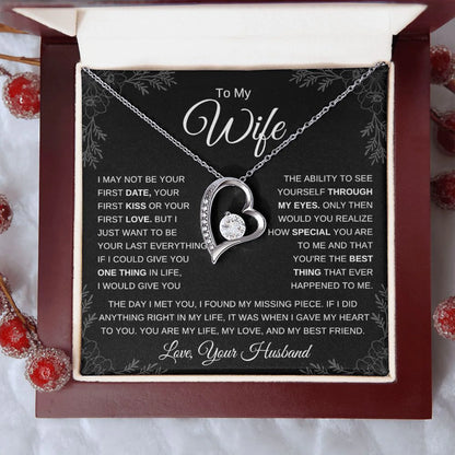 TO MY WIFE - GIFT FROM HUSBAND - Forever Love Necklace (SKUJ12-59)