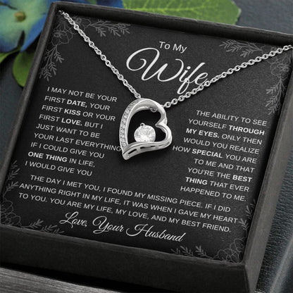 TO MY WIFE - GIFT FROM HUSBAND - Forever Love Necklace (SKUJ12-59)