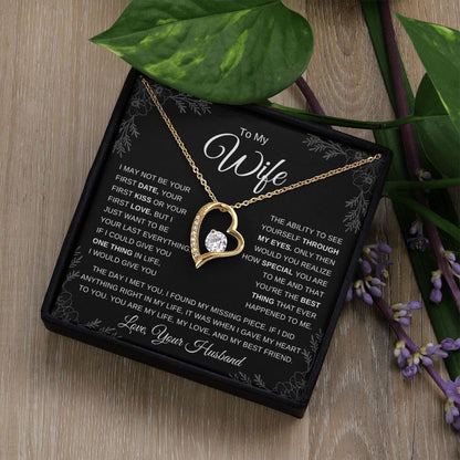 TO MY WIFE - GIFT FROM HUSBAND - Forever Love Necklace (SKUJ12-59)