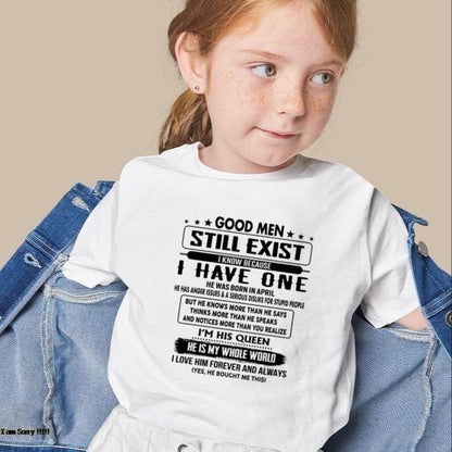 April - Good men Still Exist - gift for your girlfriend, wife from Husband - NINA04 (SKU-GM-04)