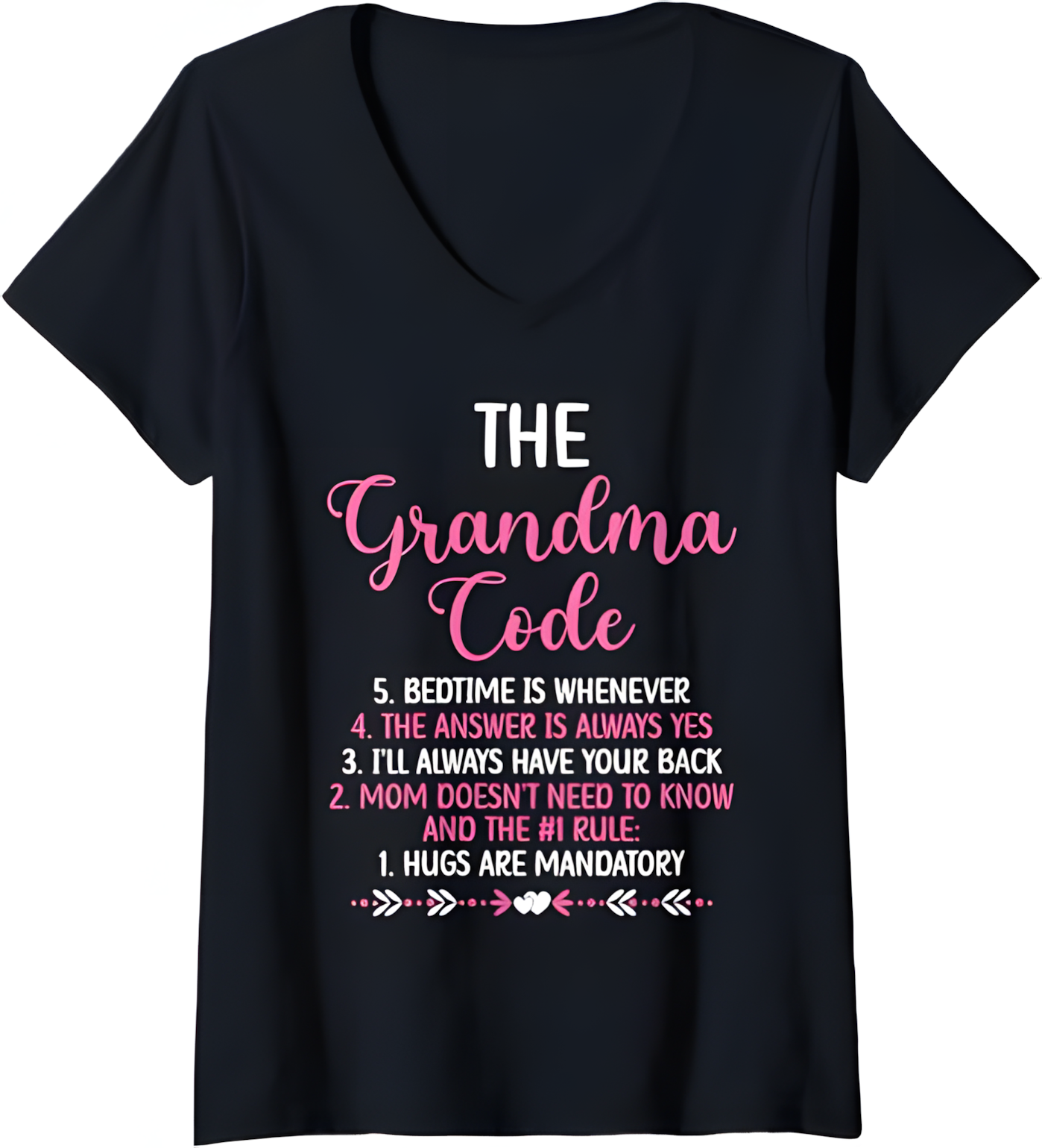 THE GRANDMA CODE T SHIRT - From grandma NINA00