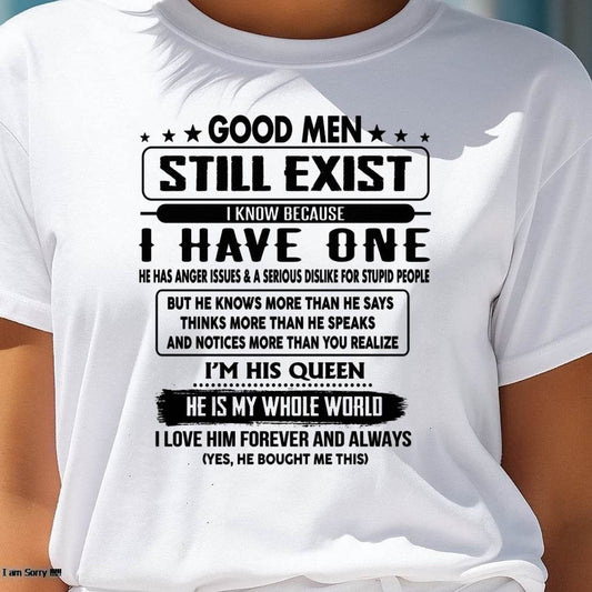 Good men Still Exist - gift for your girlfriend, wife from Husband - NINA00 (SKU-GM-00)