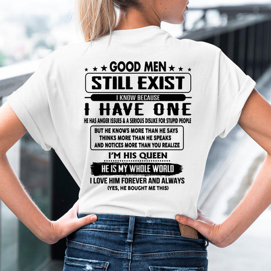 Good men Still Exist - gift for your girlfriend, wife from Husband - NINA00 (SKU-GMSAU-00)