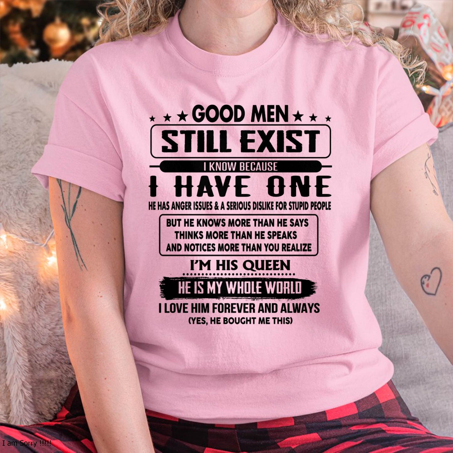 Good men Still Exist - gift for your girlfriend, wife from Husband - NINA00 (SKU-GM-00)