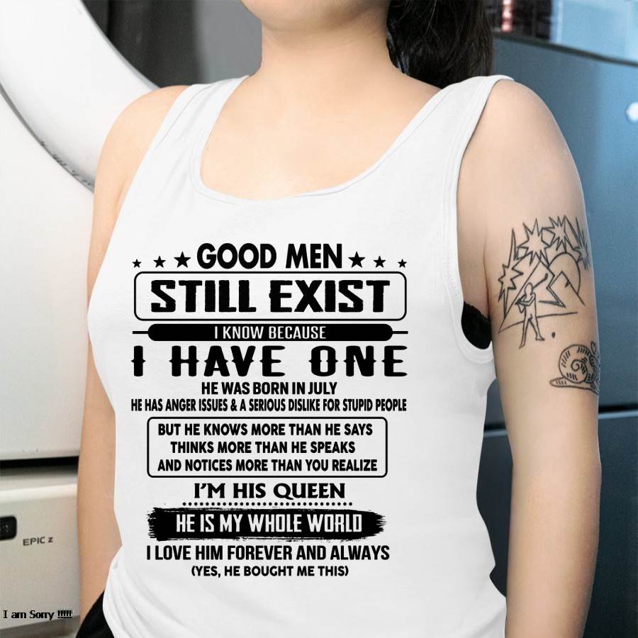 July - Good men Still Exist - gift for your girlfriend, wife from Husband - NINA07 (SKU-GM-07)