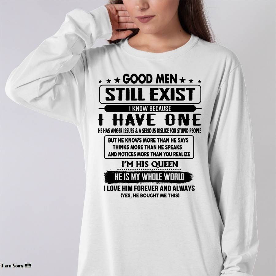 Good men Still Exist - gift for your girlfriend, wife from Husband - NINA00 (SKU-GM-00)