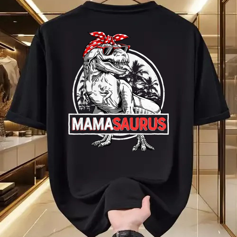 Gift for Mom Shirt, Funny Mom Unisex T-Shirt/Hoodie/Sweatshirt HLT00 - Mamasaurus T rex Dinosaur Funny Mama Saurus Mother_s Family T-Shirt
