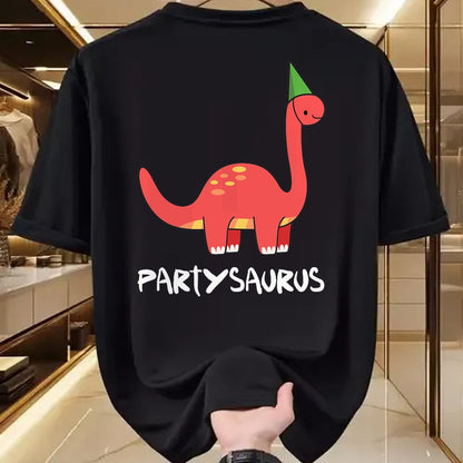 Best Dinosaur Lover Shirt, Funny Dinosaur UnisexT-Shirt/Hoodie/Sweatshirt HLT00 - Partysaurus dinosaur with party hat will party celebrations T-Shirt