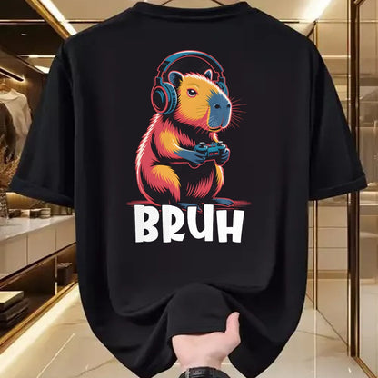 Cute Capybara Shirt, Funny Capybara UnisexT-Shirt/Hoodie/Sweatshirt HLT00 - Bruh Video Games Boys Capybara T-Shirt