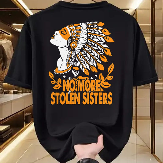 Native American T-Shirts, Vintage Native American Unisex T-Shirt/Hoodie/Sweatshirt HLT00 - Native American No More Stolen Sisters MMIW