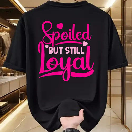Best Wife Shirt, Wife and Husband Unisex T-Shirt/Hoodie/Sweatshirt HLT00 - Gift for wife T shirt, spoiled wife   Spoiled Wife Spoiled But Still Loyal Premium T-Shirt (3)