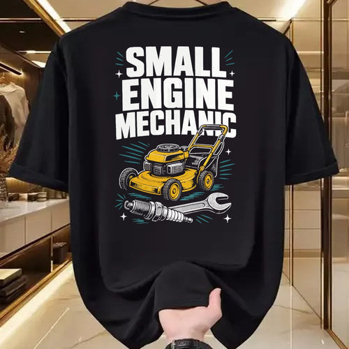 Best Mechanic Life Shirt, Funny Mechanic UnisexT-Shirt/Hoodie/Sweatshirt HLT00 - Small Engine Mechanic Lawn Mower Repair T-Shirt