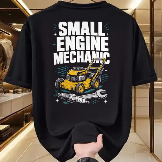 Best Mechanic Life Shirt, Funny Mechanic UnisexT-Shirt/Hoodie/Sweatshirt HLT00 - Small Engine Mechanic Lawn Mower Repair T-Shirt