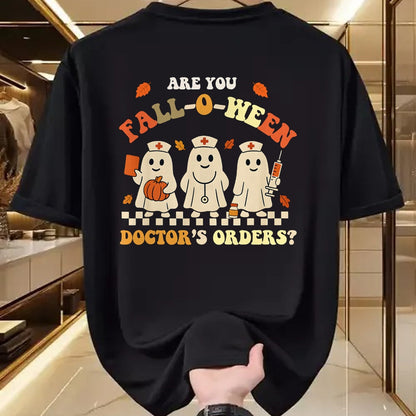 Best Doctor Shirt, Funny Doctor UnisexT-Shirt/Hoodie/Sweatshirt HLT00 - Funny Nurse Halloween Ghost Medical Fall Humor T-Shirt