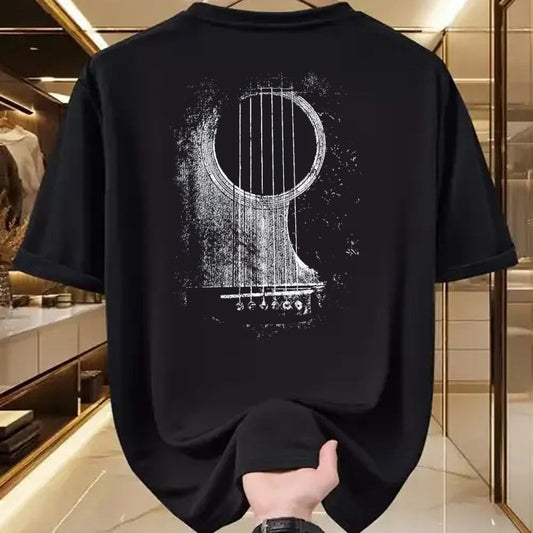 Guitar Lover Shirt, Funny Guitar UnisexT-Shirt/Hoodie/Sweatshirt HLT00 - Acoustic Guitar Player Six String Classic Rock & Roll T-Shirt, Men, Black, 3X-Large