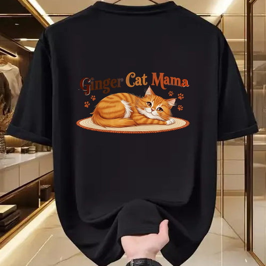 Cat Love Shirt, Funny Cat Lover Gift UnisexT-Shirt/Hoodie/Sweatshirt HLT00 - Ginger Cat Mama Ginger Mom lover Funny Gifts Cat Dad Cat Mom T-Shirt