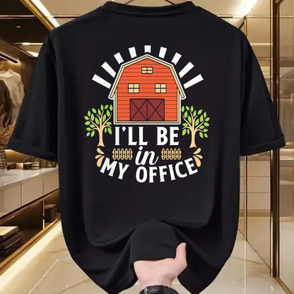 Best Farmer Life Shirt, Funny Farmer UnisexT-Shirt/Hoodie/Sweatshirt HLT00 - I'll Be in My Office Barn Ranch Country House Farmer T-Shirt