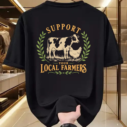 Best Farmer Life Shirt, Funny Farmer UnisexT-Shirt/Hoodie/Sweatshirt HLT00 - Support Your Local Farmers Farm Agriculture T-Shirt