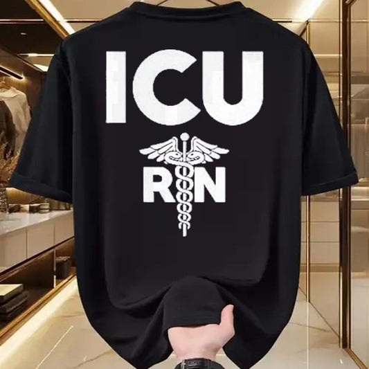 Best Doctor Shirt, Funny Doctor UnisexT-Shirt/Hoodie/Sweatshirt HLT00 - ICU Registered Nurse Intensive Care Unit RN Staff Shirt T-Shirt, Men, Black, 3X-Large