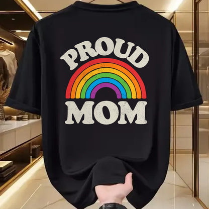Gift for Mom Shirt, Funny Mom Unisex T-Shirt/Hoodie/Sweatshirt HLT00 - LGBTQ Proud Mom Gay Pride LGBT Ally Rainbow Mothers Day T-Shirt
