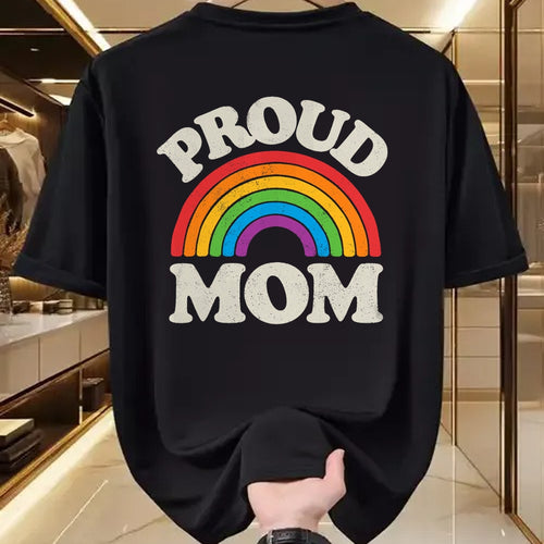 Gift for Mom Shirt, Funny Mom Unisex T-Shirt/Hoodie/Sweatshirt HLT00 - LGBTQ Proud Mom Gay Pride LGBT Ally Rainbow Mothers Day T-Shirt