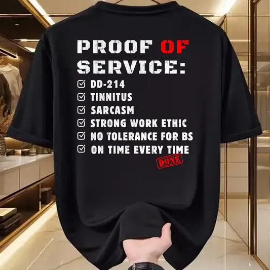 Proud Veteran Shirt, Funny Veteran UnisexT-Shirt/Hoodie/Sweatshirt HLT00 - Proof Of Service DD-214 Tinnitus Strong Work Ethic sarcasm T-Shirt