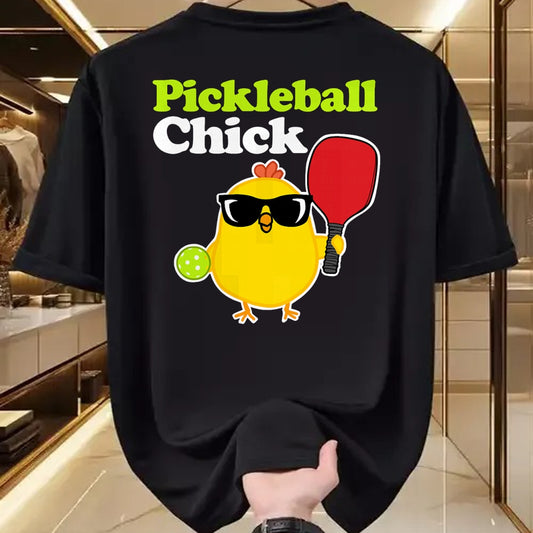Funny Pickleball Shirt, Pickleball Lover Unisex T-Shirt/Hoodie/Sweatshirt HLT00 - Pickleball Chick T-Shirt