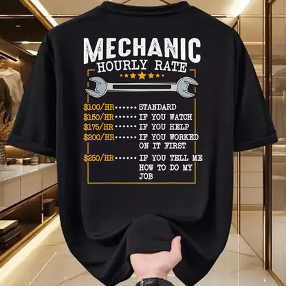 Best Mechanic Life Shirt, Funny Mechanic UnisexT-Shirt/Hoodie/Sweatshirt HLT00 - Mechanic Hourly Rate Car Mechatronics Engineer Profession Car Gift T-Shirt