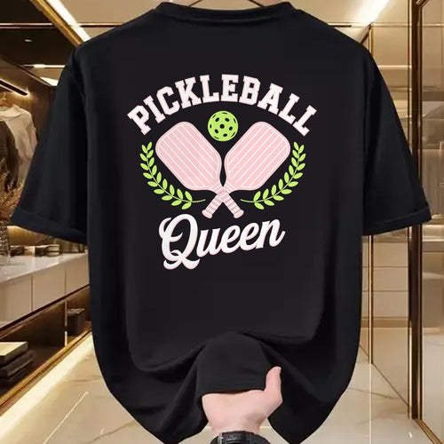 Funny Pickleball Shirt, Pickleball Lover Unisex T-Shirt/Hoodie/Sweatshirt HLT00 - Pickleball Queen Funny Pickleball Player T-Shirt