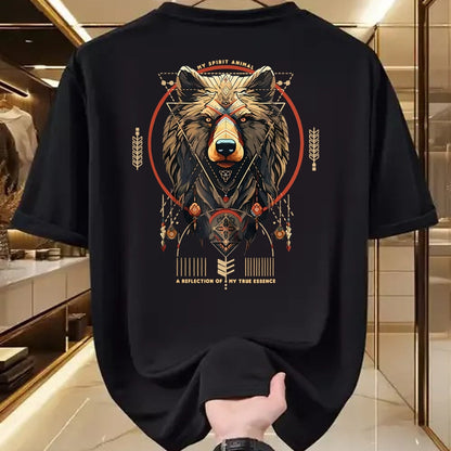 Native American T-Shirts, Vintage Native American Unisex T-Shirt/Hoodie/Sweatshirt HLT00 - Bear Native American Mountain Forest Wildlife Bears Lover