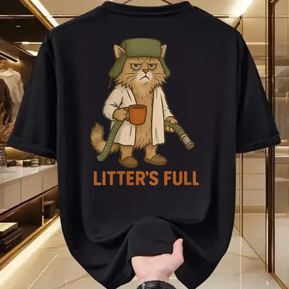 Cat Love Shirt, Funny Cat Lover Gift UnisexT-Shirt/Hoodie/Sweatshirt HLT00 - Women_s Litter_s Full Cat V-Neck T-Shirt