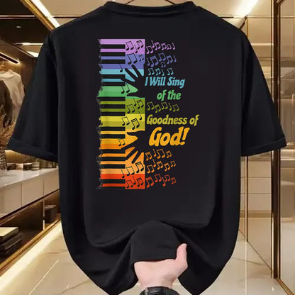 Christian Tee, Christian Faith Unisex T-Shirt/Hoodie/Sweatshirt HLT00 - I Will Sing Of The Goodness Of God Jesus Christian T-Shirt